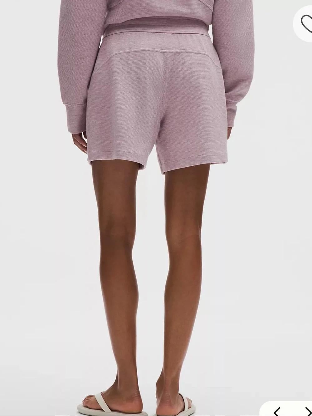 LULULEMON Scuba High-Rise Short 5"
Waffle Heathered Porcelain Pink Size XL NWT - Picture 2 of 7